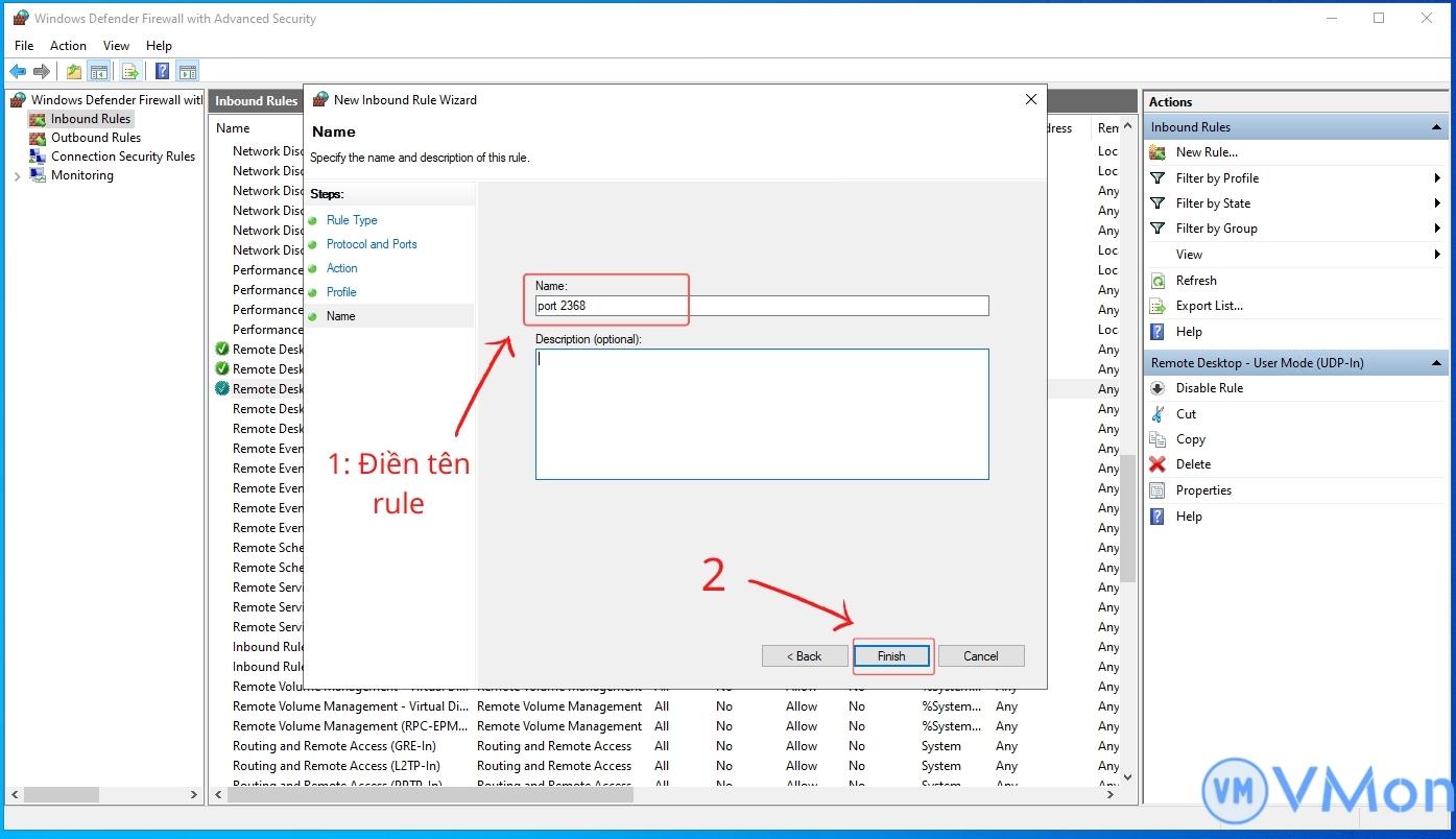 Tạo rule firewall 3