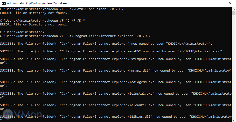 Hướng dẫn Cách Sửa Lỗi "You Require Permission From Administrators to Make Changes to This Folder" Trên VPS Windows 10 anh10 18