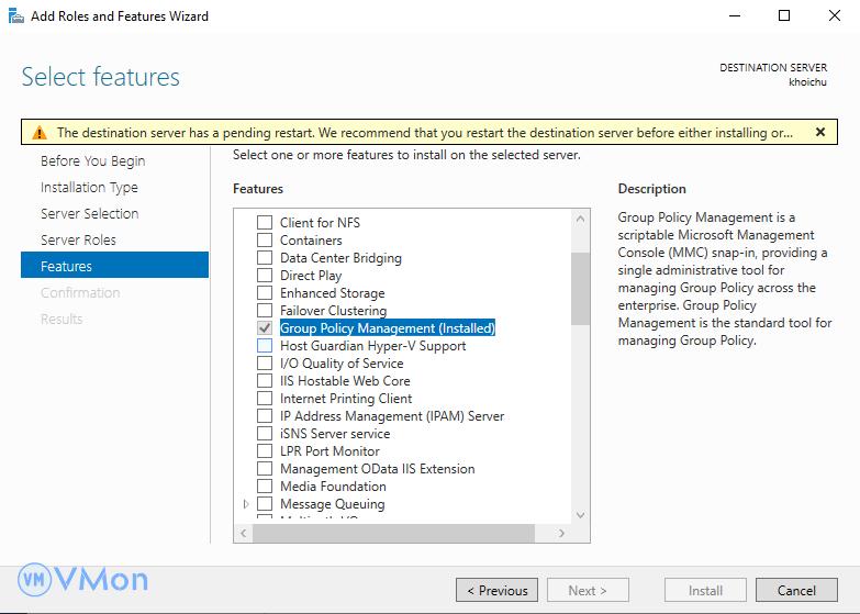 Hướng Dẫn Cài Đặt Remote Server Administration Tools (RSAT) trên Windows Server 2019, 2022 2 anh2 40