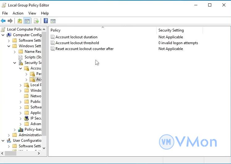 Hướng dẫn khắc phục lỗi "The user account has been locked out" trên VPS Windows Server 2 anh2 44