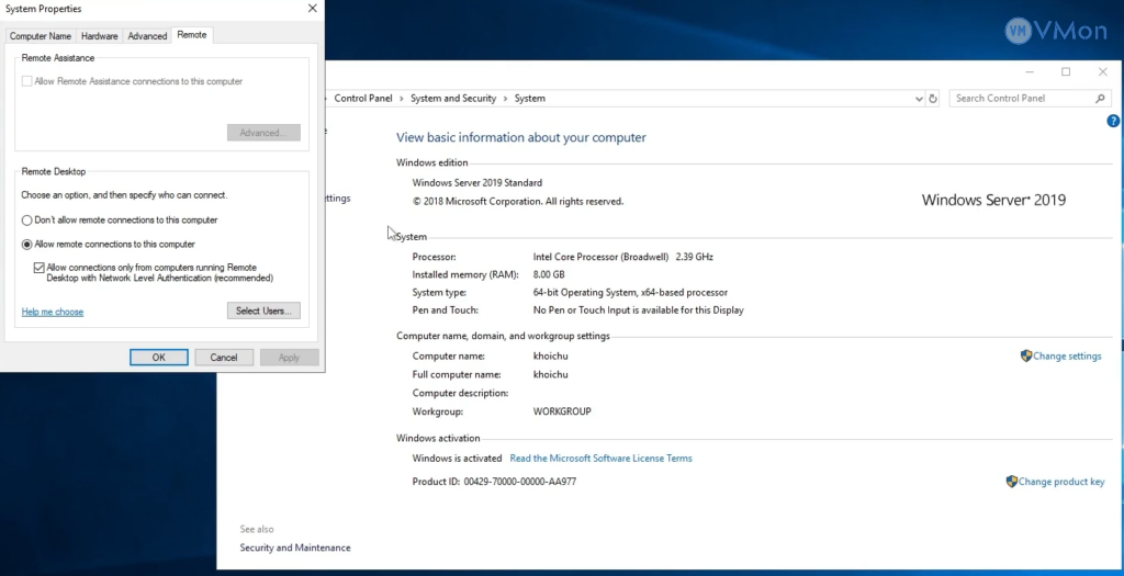 Hướng dẫn cách khắc phục lỗi "Remote Desktop Can’t Find The Computer" trên VPS Windows 2 anh2 45