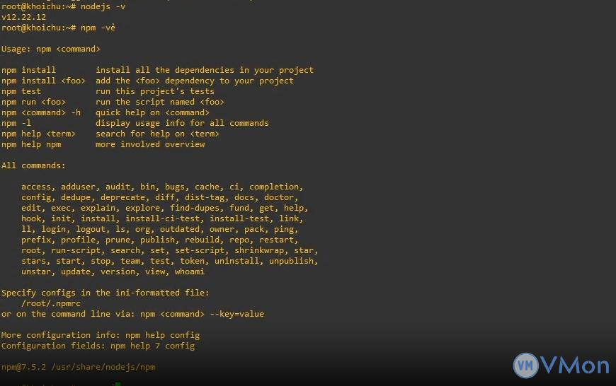 Hướng dẫn cài đặt Node.js và NPM trên Debian 11 2 anh2 48