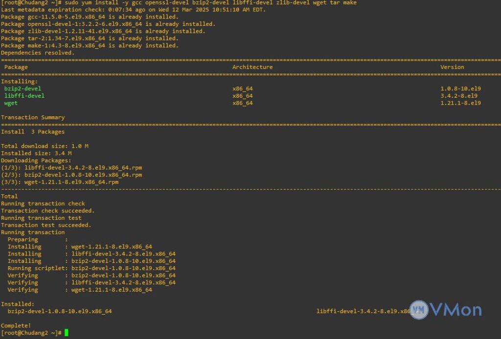 Cách cài đặt Python 3 và thiết lập mặc định trên CentOS 7 2 anh2 53