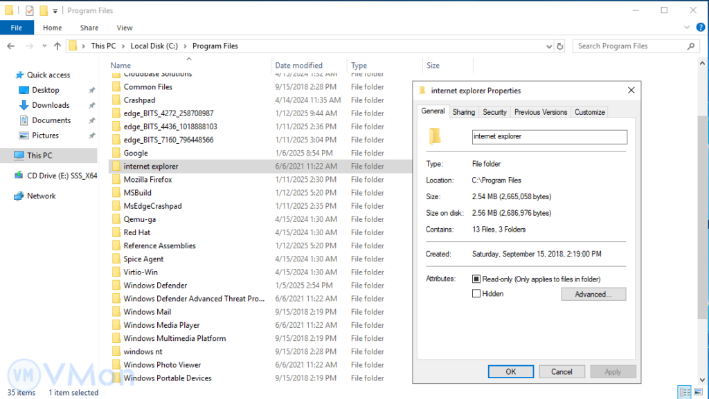 Hướng dẫn Cách Sửa Lỗi "You Require Permission From Administrators to Make Changes to This Folder" Trên VPS Windows 2 anh2 62