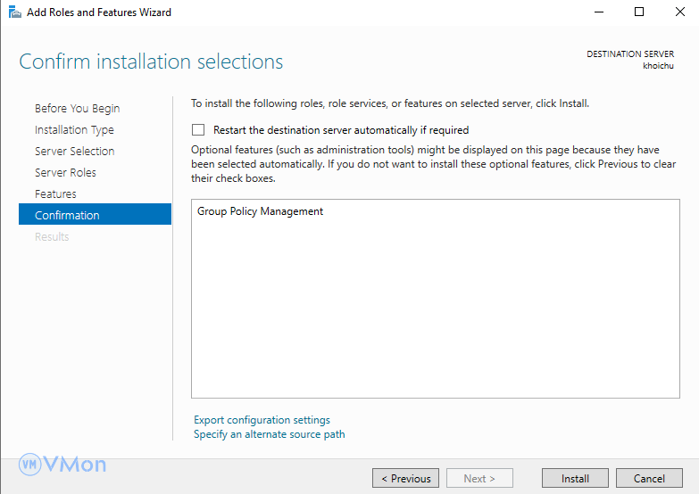 Hướng Dẫn Cài Đặt Group Policy Management Console (GPMC) trên Windows VPS 2 anh2 86