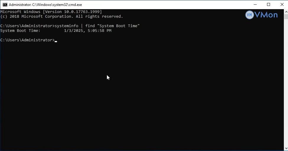 Hướng dẫn Cách Kiểm Tra Thời Gian Hoạt Động Của VPS Windows 3 anh3 26