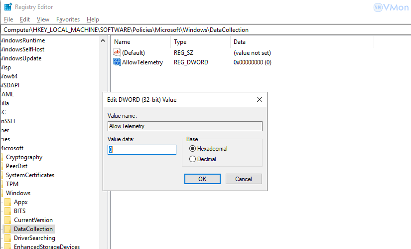 Hướng dẫn tắt Telemetry ứng dụng trên VPS Windows Server 2019/2022 3 anh3 51