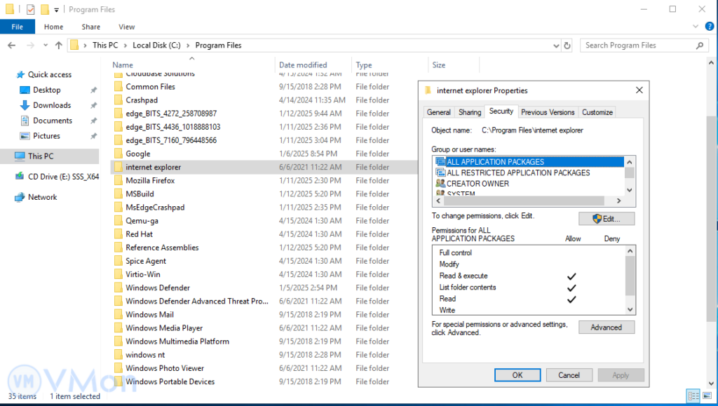 Hướng dẫn Cách Sửa Lỗi "You Require Permission From Administrators to Make Changes to This Folder" Trên VPS Windows 3 anh3 66