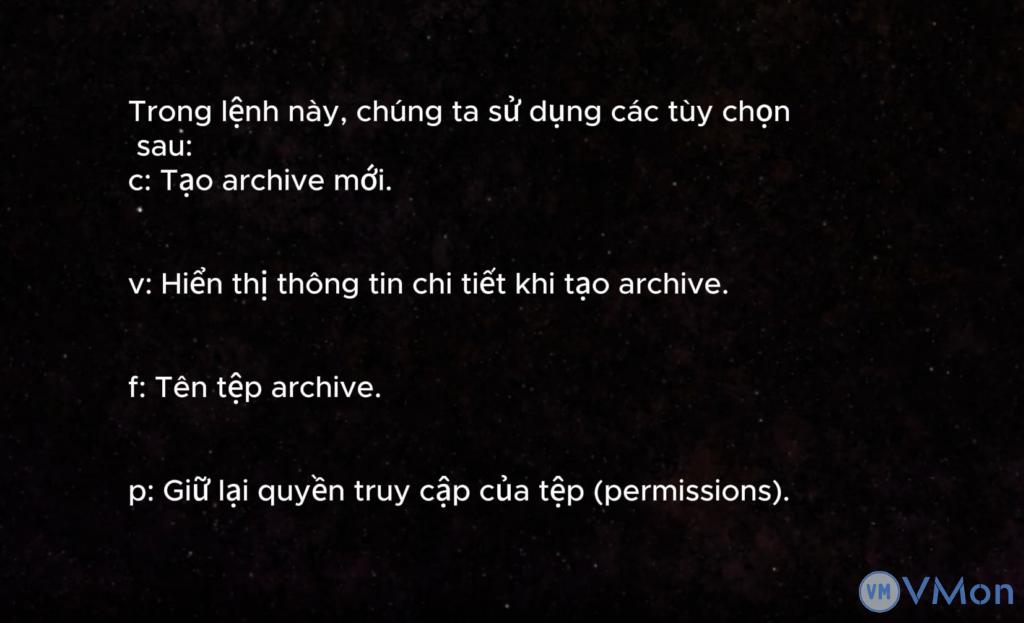 Hướng dẫn sử dụng lệnh "tar" để sao lưu và khôi phục dữ liệu trên Linux 3 anh3 68