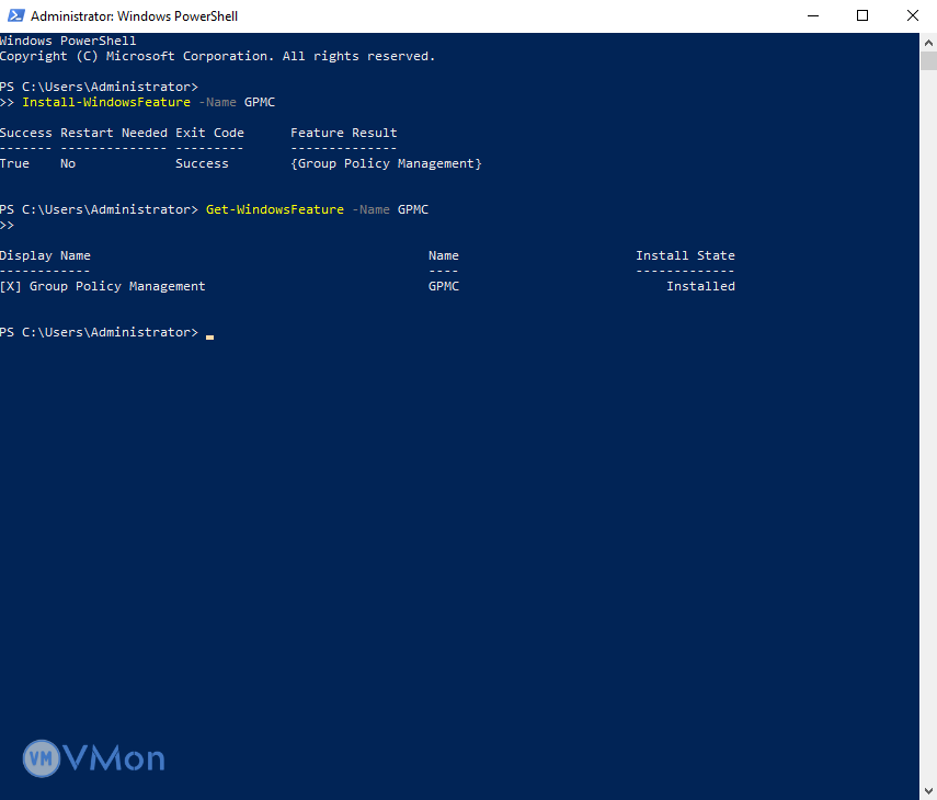 Hướng Dẫn Cài Đặt Group Policy Management Console (GPMC) trên Windows VPS 3 anh3 90