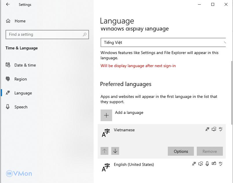 Hướng dẫn Cách Thay Đổi Ngôn Ngữ Hiển Thị Trên VPS Windows 2012/2019 4 anh4 11