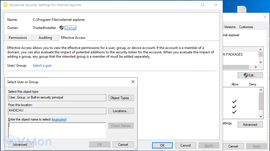 Hướng dẫn Cách Sửa Lỗi "You Require Permission From Administrators to Make Changes to This Folder" Trên VPS Windows 4 anh4 63