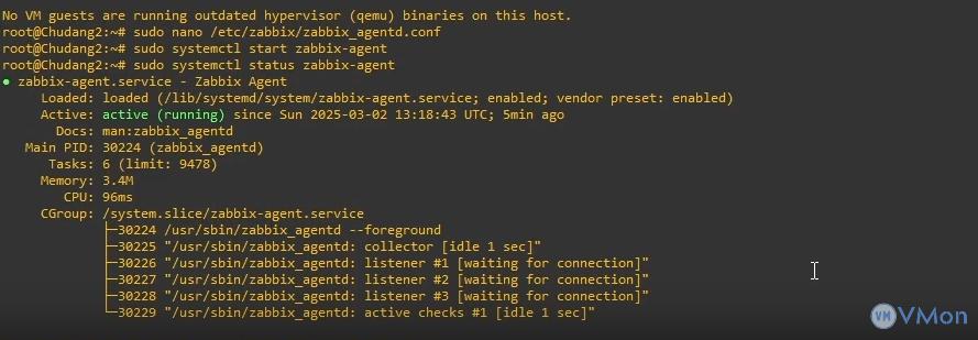 Hướng Dẫn Cài Đặt và Cấu Hình Zabbix Agent trên Linux 6 anh6 15