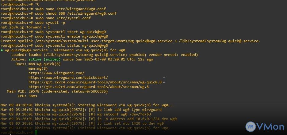 Cách cài đặt và cấu hình máy chủ WireGuard VPN trên Ubuntu 22.04 6 anh6 16