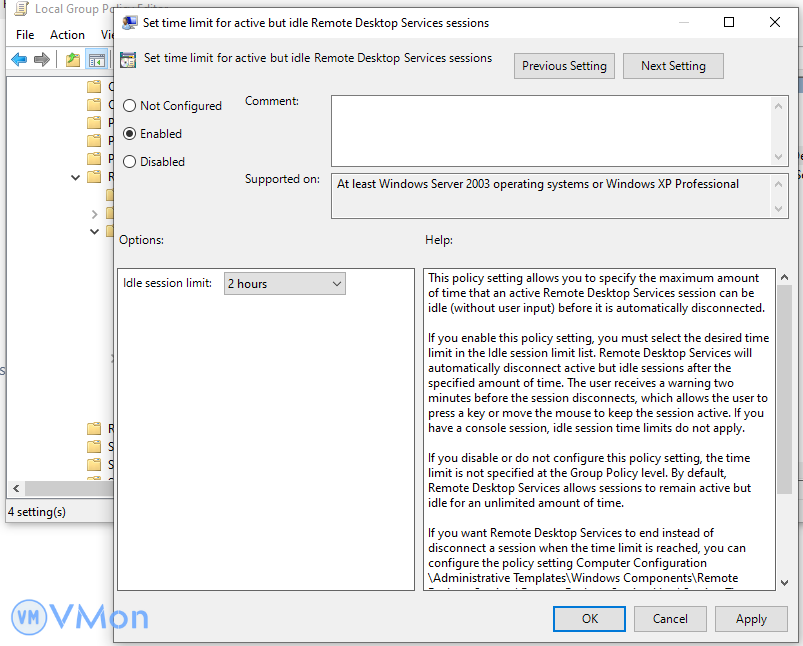 Hướng dẫn sửa lỗi: "Your Remote Desktop Services session has ended." trên VPS Windows 8 anh7 14