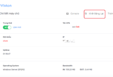 Ảnh 2 - Khởi động lại VPS