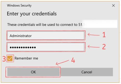 Điền Username và Passowrd Điền Username và Passowrd
