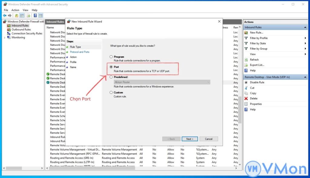 Tạo rule firewall 1 Tạo rule firewall 1