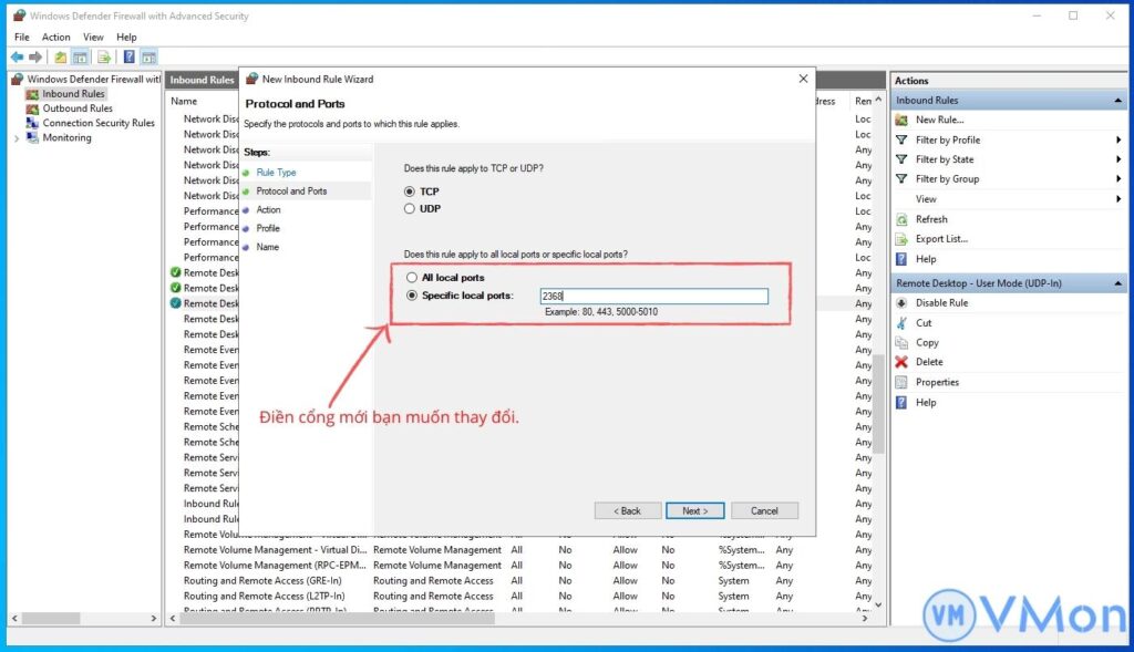 Tạo rule firewall 2 Tạo rule firewall 2
