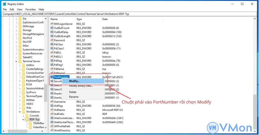 Tuỳ chỉnh port number Tuỳ chỉnh port number