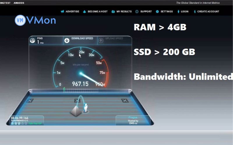 VPS Download và Upload siêu nhanh với ổ đĩa lớn > 200GB SSD 9 vps download