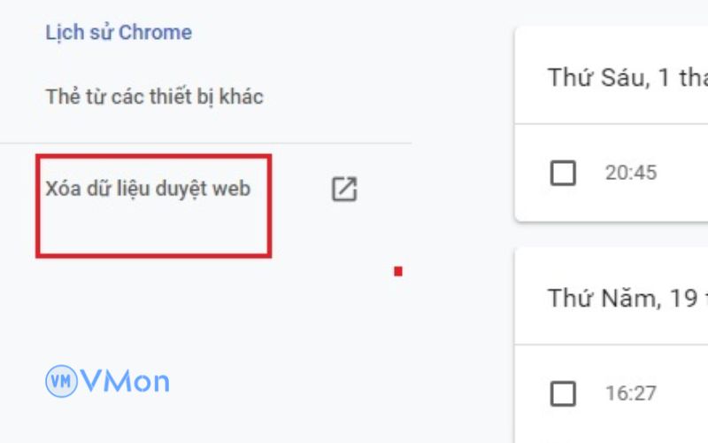Hướng dẫn cài Proxy cho Chrome trên VPS Windows siêu nhanh 17 Xóa dữ liệu web