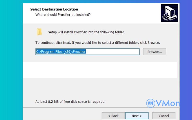 Hướng dẫn cài Proxy cho Chrome trên VPS Windows siêu nhanh 22 Chọn nơi lưu trữ bộ cài đặt phần mềm proxy